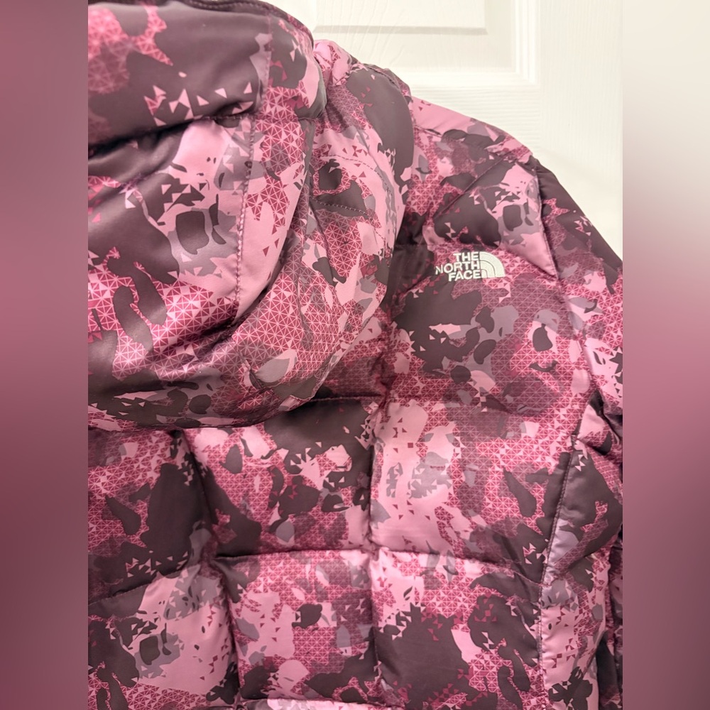The North Face Destiny 550 Fill Down Novelty Snow Jacket Womens M Purple Winter - Picture 4 of 6